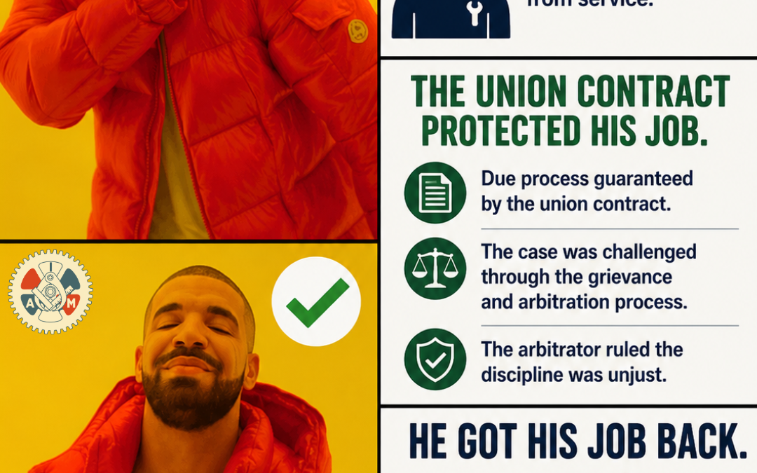 Unjustly disciplined BNSF Machinist reinstated with full seniority and more than $150,000 in lost wages following a successful arbitration award.